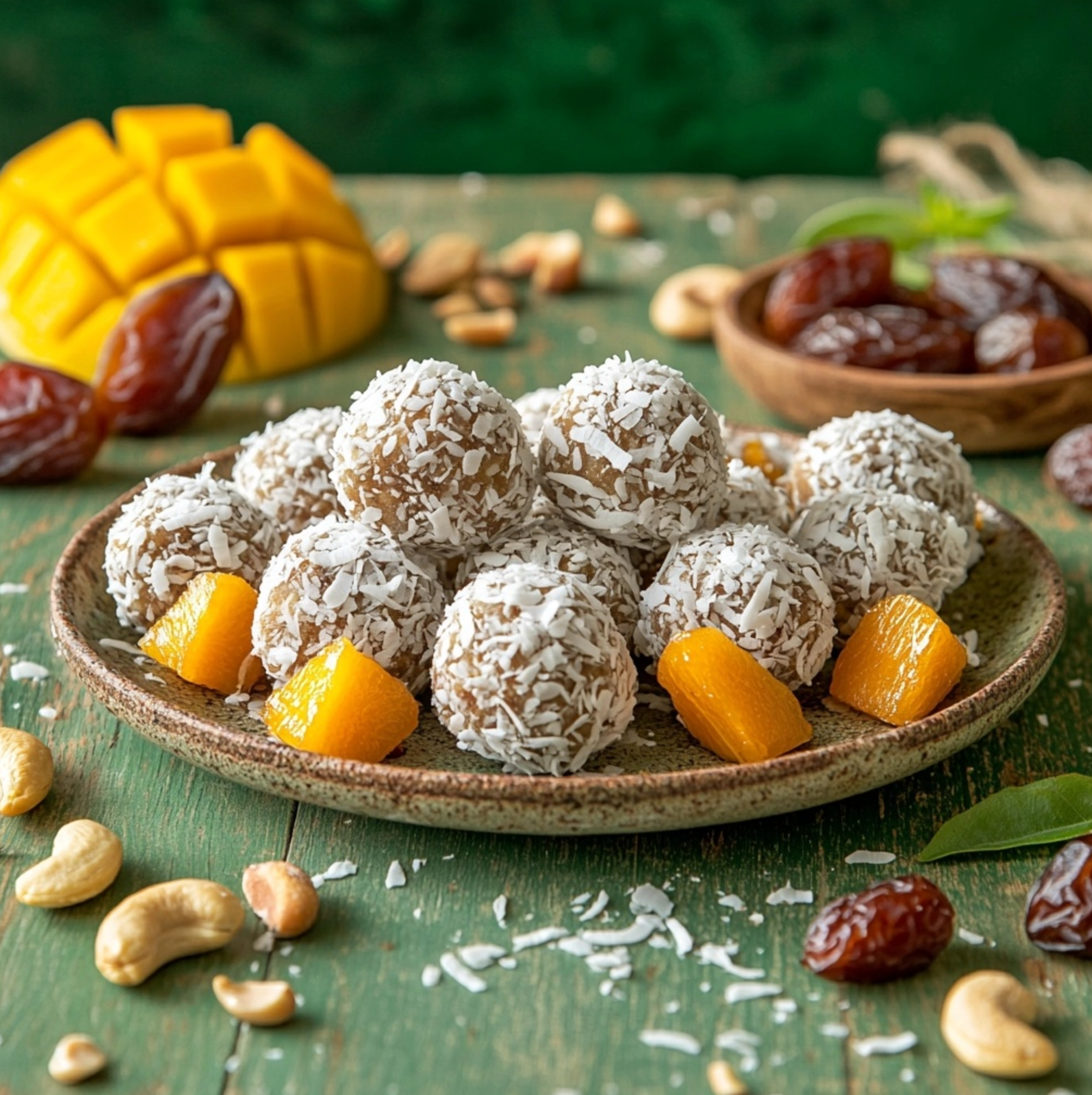Energy-balls | Mangue & Noix de Coco 🥭🥥