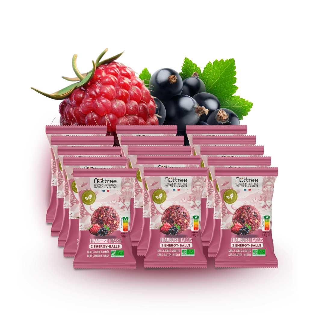 ENERGY-BALLS BIO - DÉLICE | FRAMBOISE & CASSIS