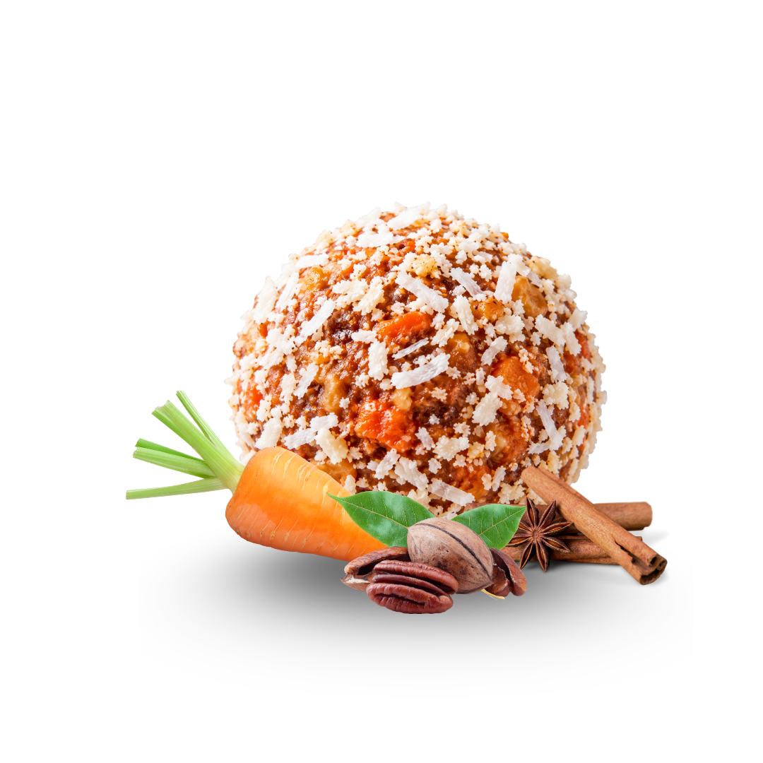 ENERGY-BALLS BIO- SERIE LIMITĂE AUTOMNE đ | CARROT CAKE