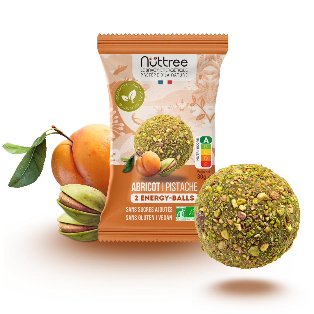 ENERGY-BALLS BIO - DÉLICE | ABRICOT & PISTACHE