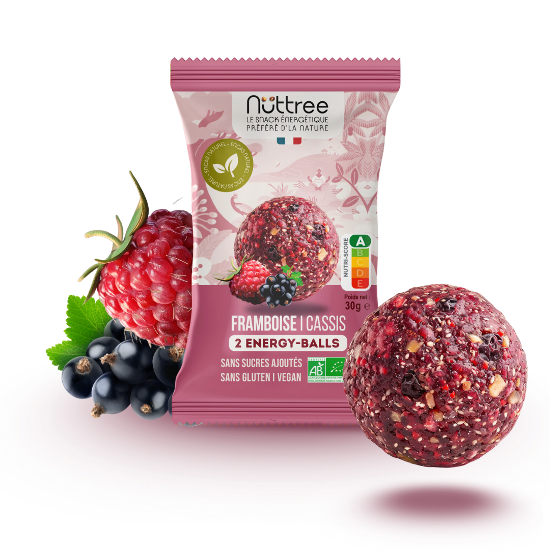 ENERGY-BALLS BIO - DÉLICE | FRAMBOISE & CASSIS