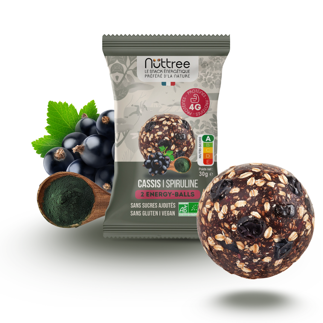 ENERGY-BALLS BIO - PROTÉINÉ | CASSIS & SPIRULINE