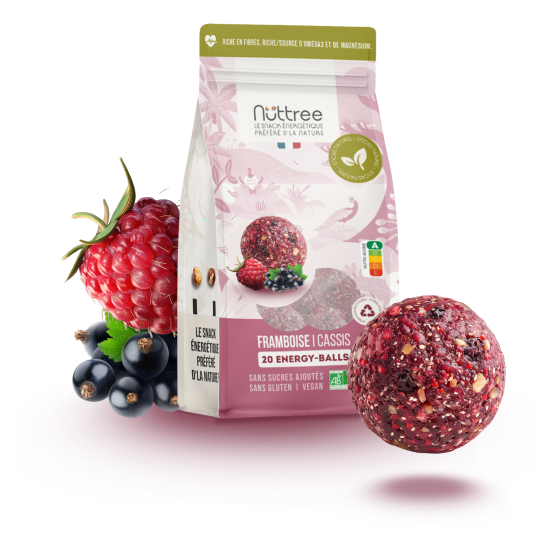 ENERGY-BALLS BIO - DÉLICE | FRAMBOISE & CASSIS