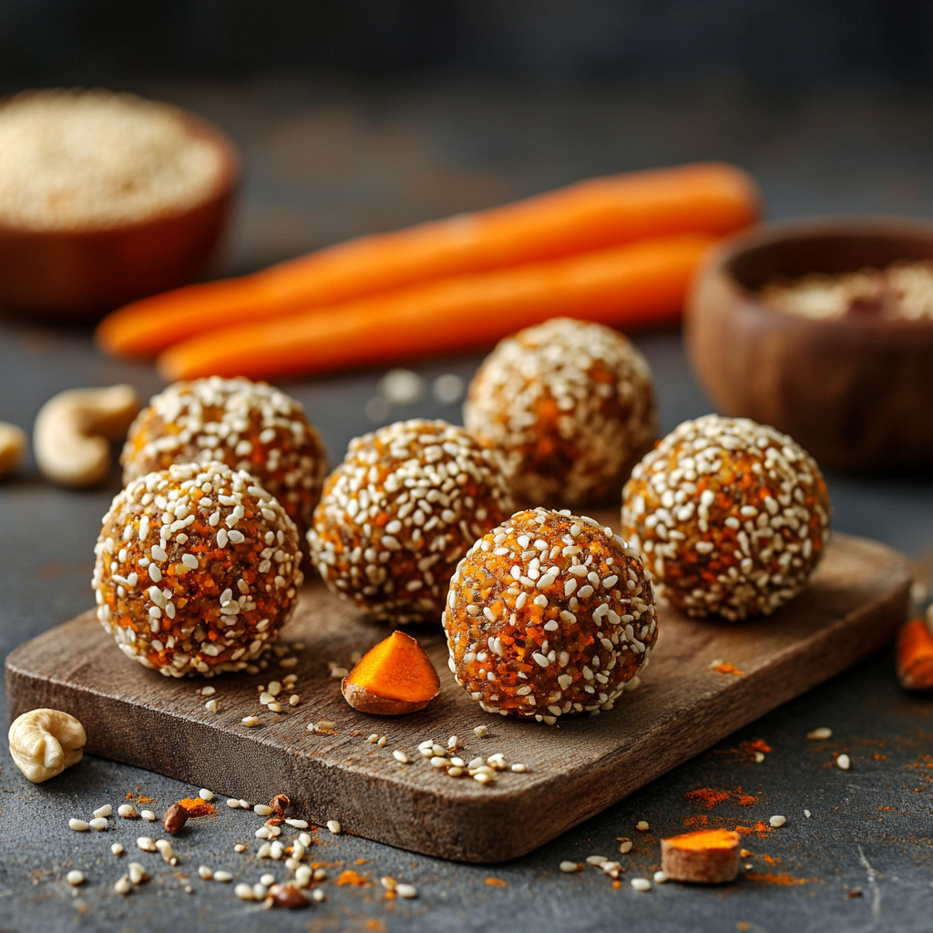 ENERGY-BALLS BIO - SALÉ | CAROTTE, CUMIN & CURCUMA