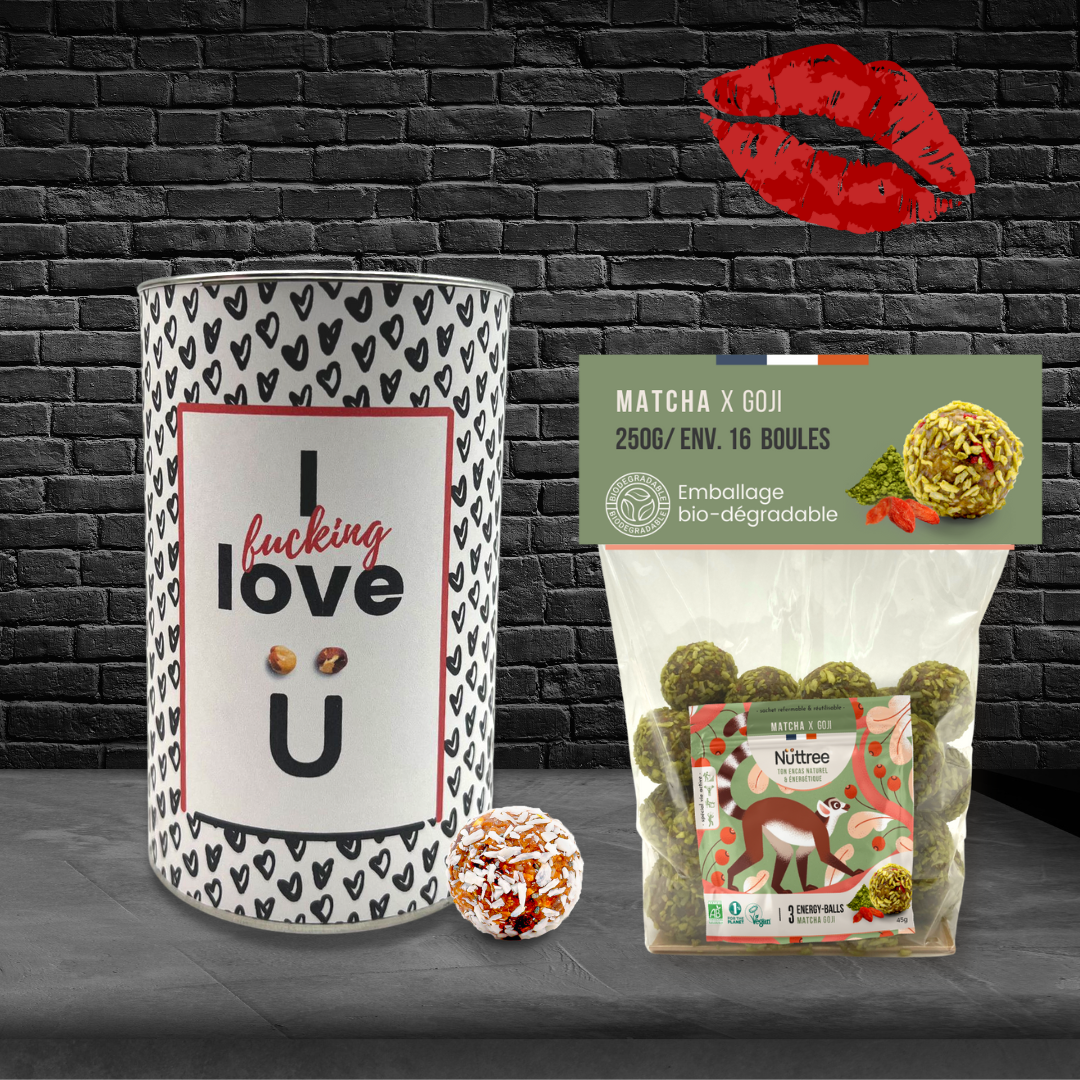 BOÎTE CADEAU message amour et gourmand