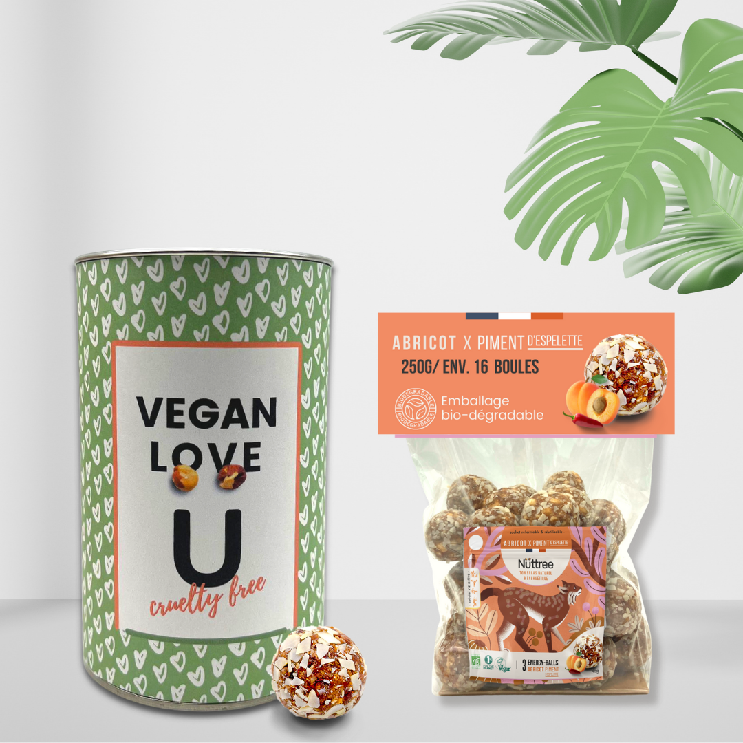 Boîte cadeau «VEGAN LOVE cruelty free»
