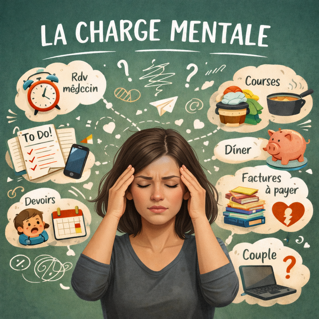 🧠 La charge mentale : on en parle beaucoup… mais la comprend-on vraiment ?