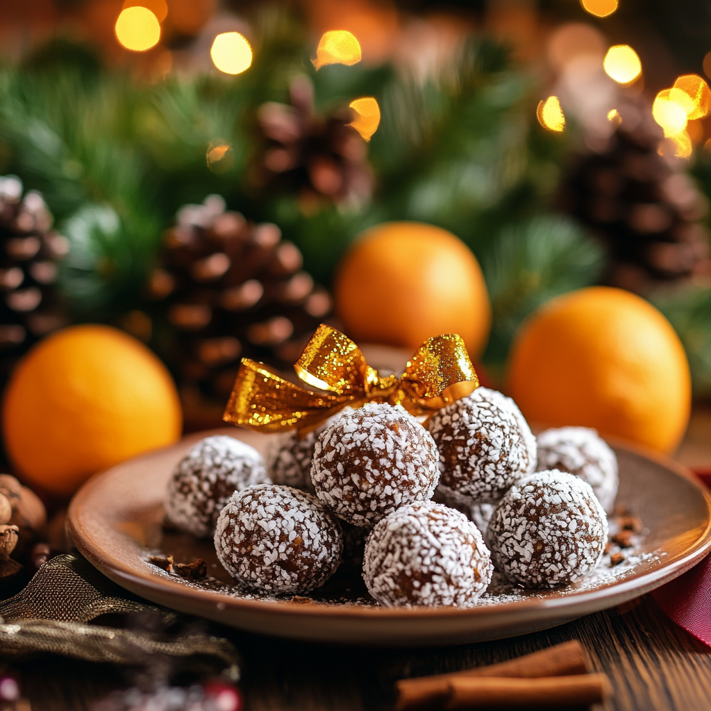 Energy-balls | Cacao, Orange & Cannelle "Spéciale Noël'