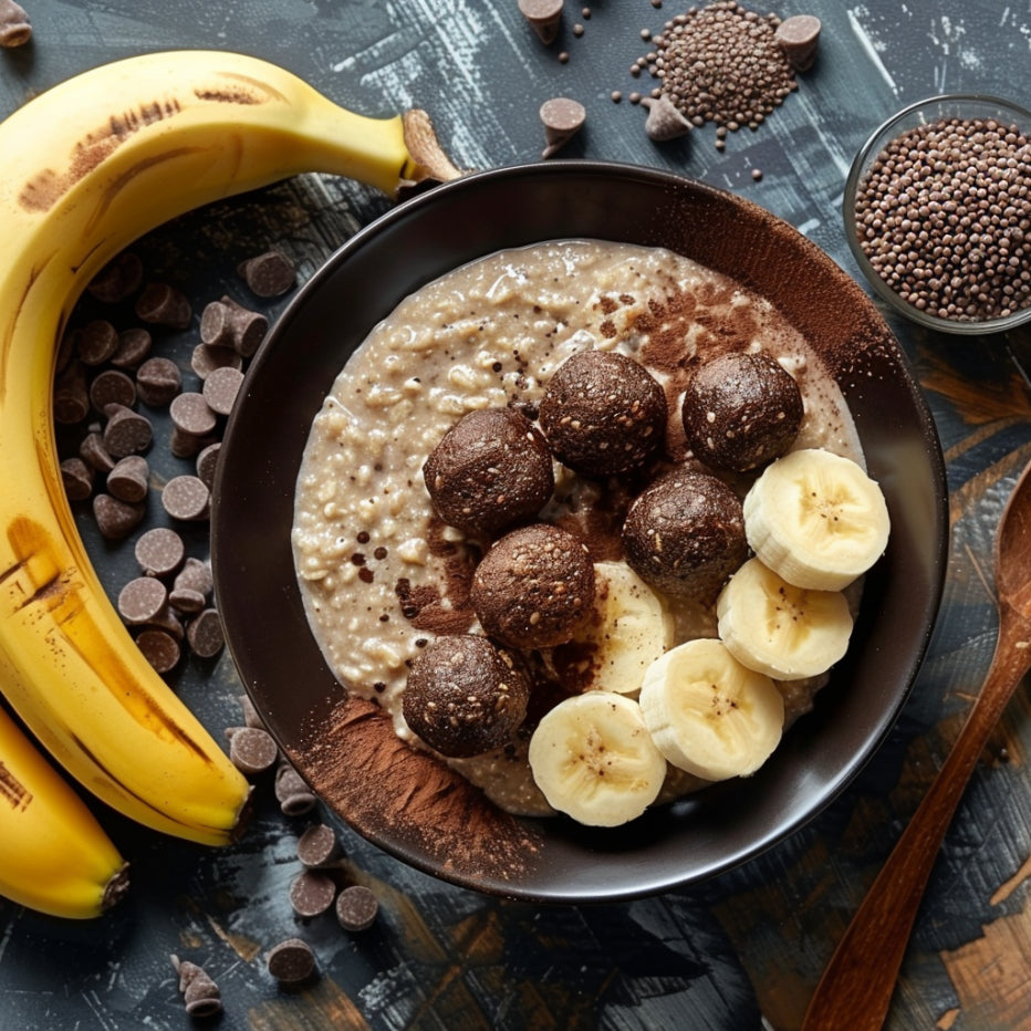 Overnight Porridge | Choco - Banane