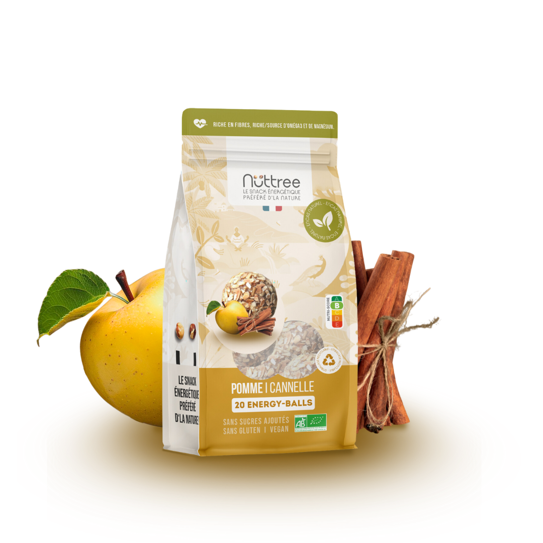 ENERGY-BALLS ORGANIC - DÉLICE | APPLE &amp; CINNAMON