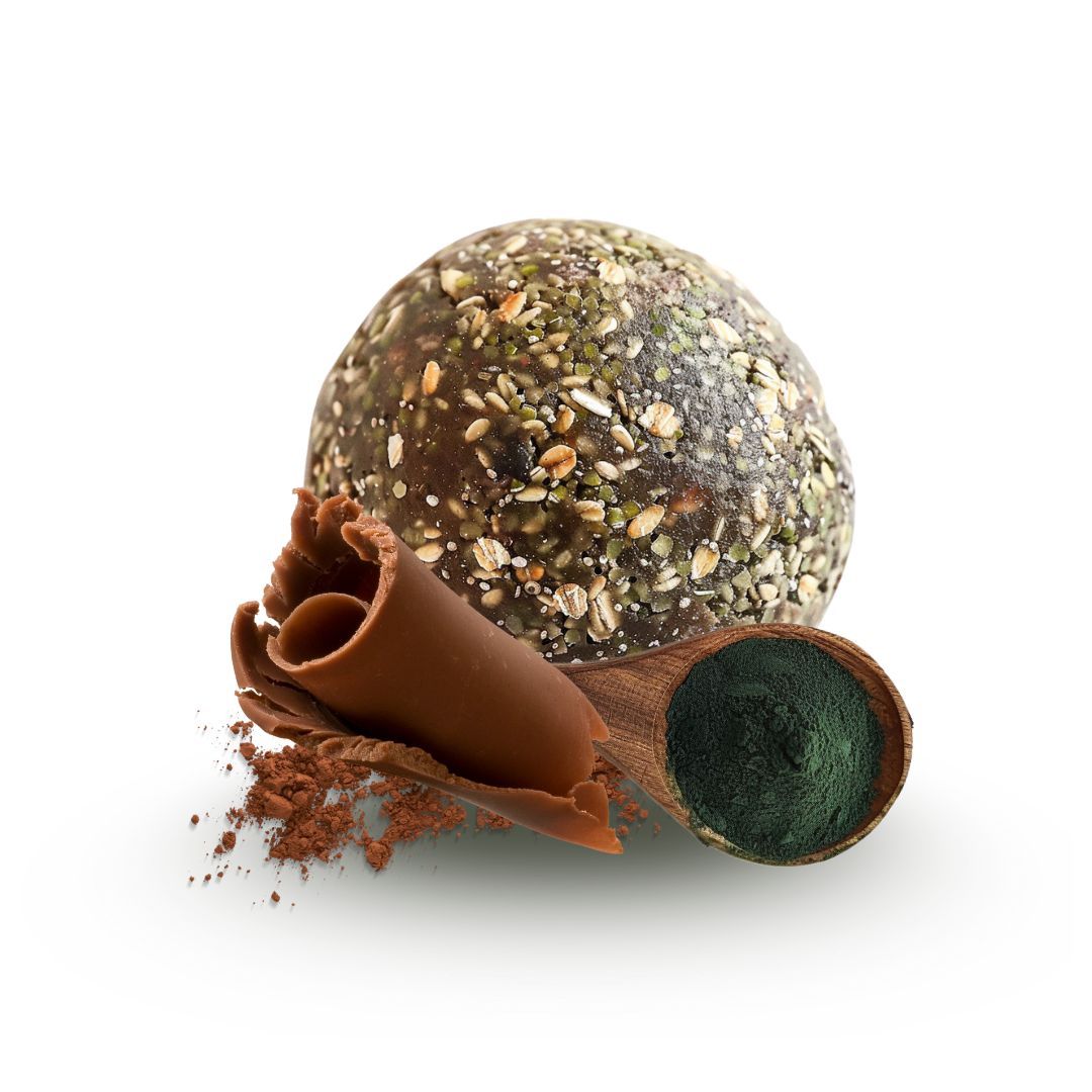 ENERGY-BALLS ORGANIC - PROTEIN | COCOA &amp; SPIRULINA