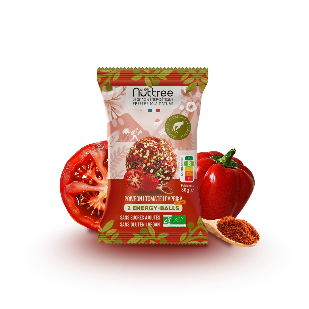 ORGANIC ENERGY-BALLS - SALTY | PEPPER, TOMATO &amp; SMOKED PAPRIKA