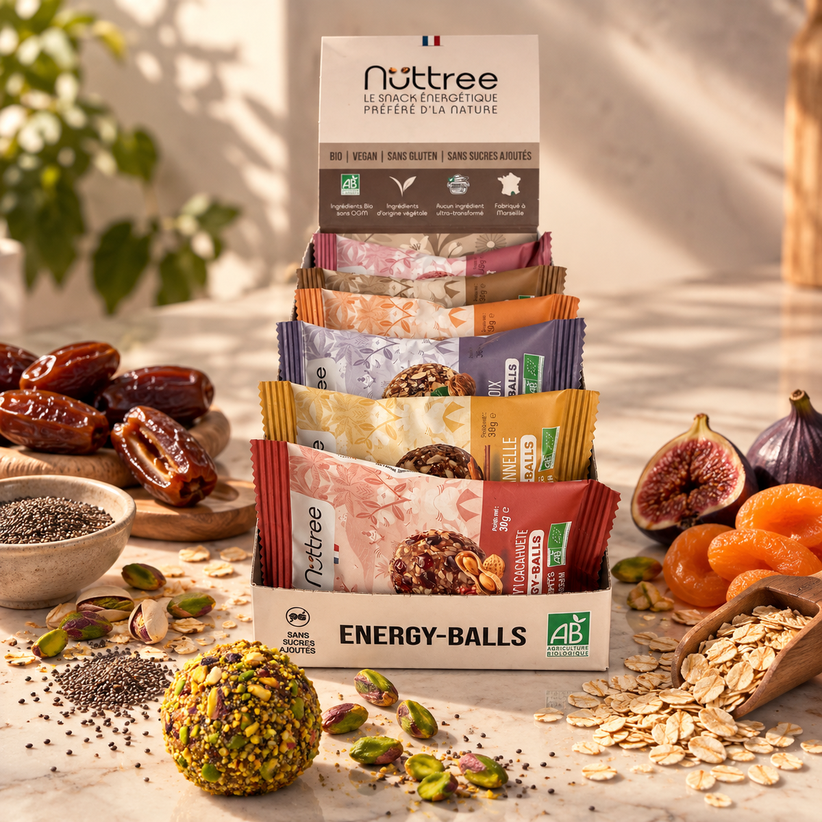 PACK ENERGY-BALLS BIO - DÉLICE MIX DE 15 SACHETS