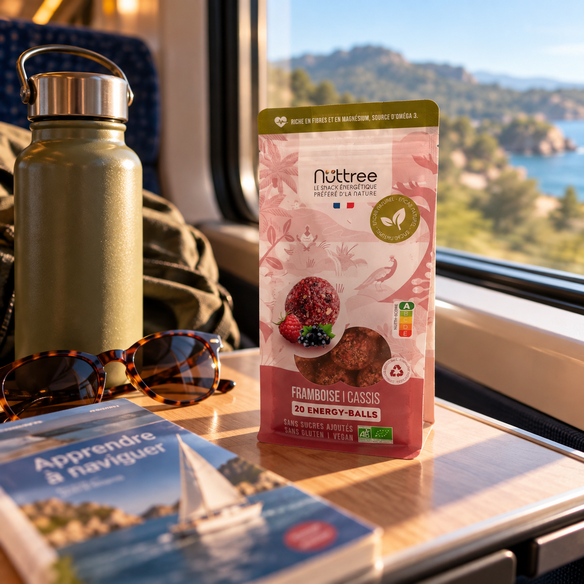 ENERGY-BALLS BIO - DÉLICE | FRAMBOISE & CASSIS - SACHET DE 20