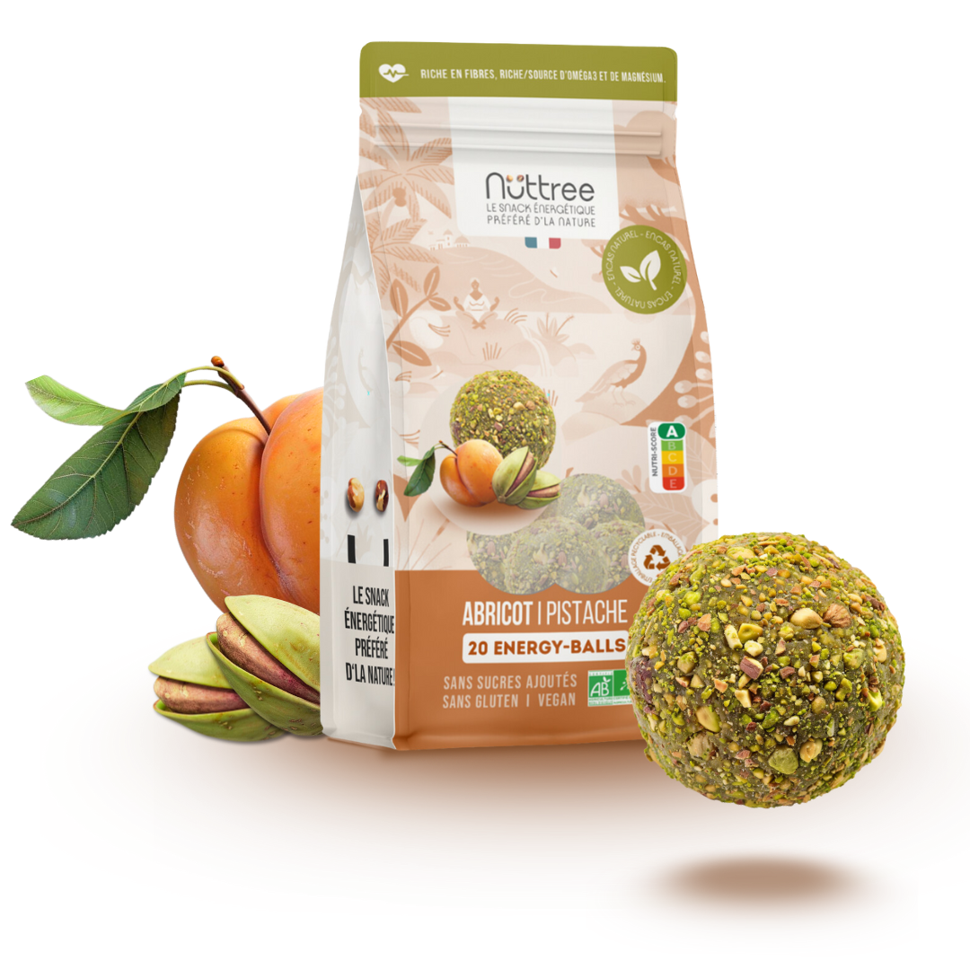 ENERGY-BALLS BIO - DÉLICE | ABRICOT & PISTACHE