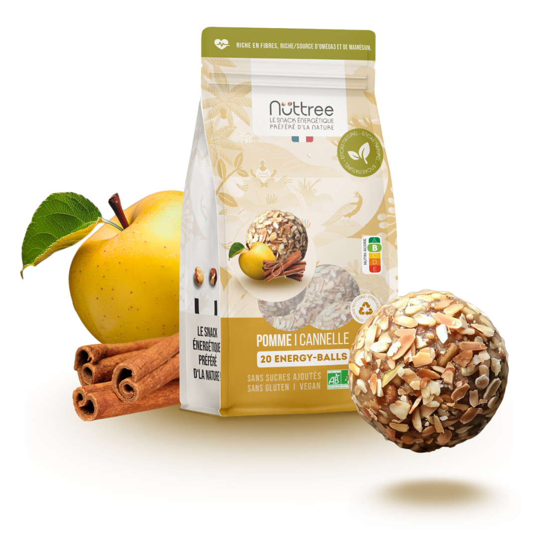 ENERGY-BALLS BIO - DÉLICE | POMME & CANNELLE